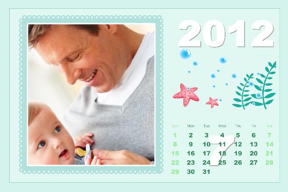 All Templates photo templates Baby Calendar-3